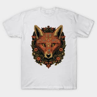 Ornamental fox T-Shirt